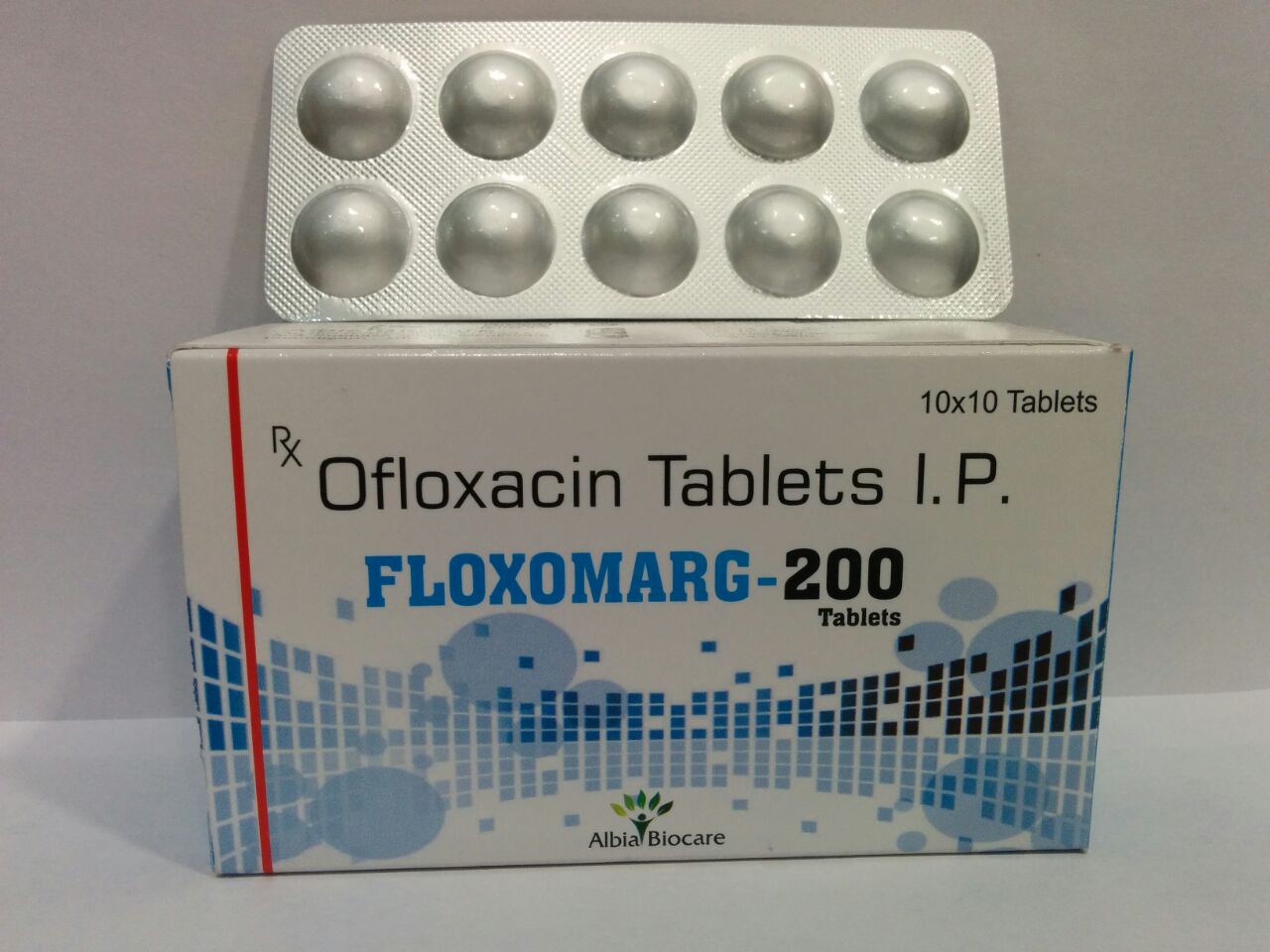 FLOXOMARG-200 TAB. | Ofloxacin 200 mg (Alu-Alu)